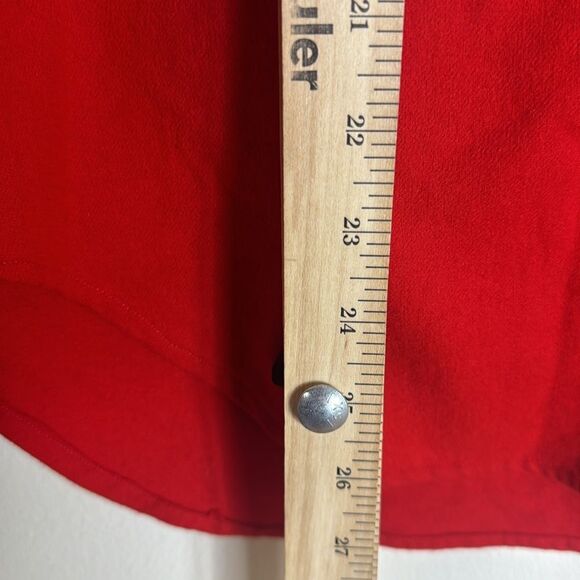 Vintage Western Pendleton Wool Red Button Up Shirt size Medium made in USA - Picture 6 of 8